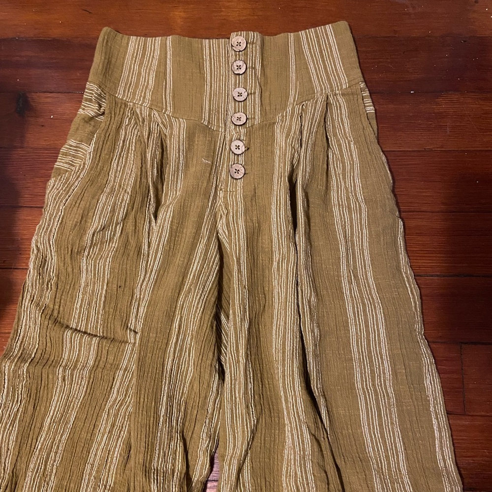 Mustard Free People Pants